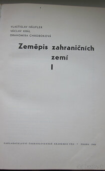 knihy Zemepis zahranicních zemí I. a II. - 4
