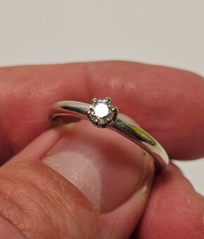 14k zlatý prsteň 0,20ct ✨✨✨ - 4