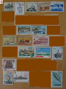 Nádherné poštové známky LODE - 4