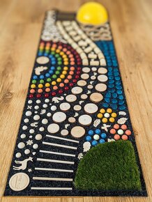 Senzomotorický koberec - little rug 2 dielny - 4