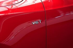 Napis logo znak AUDI V6T V8T na blatniky - 4