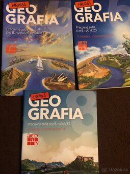 Učebnice a zošity z Geo a Ruj - 4