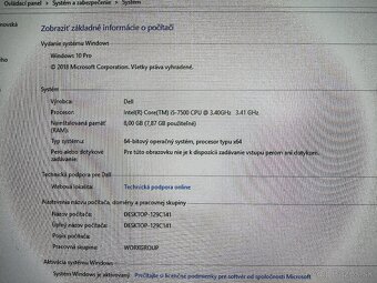 Predám PC zostavu DELL OptiPlex 5050SFF - 4