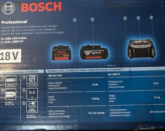 Bosch batéria , nabíjačka , set - 4