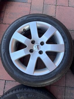 Orig. hliníkové disky Peugeot R16, 4x108 - 4