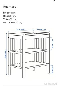 Prebaľovací pult IKEA GULLIVER - 4