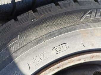 Plechové disky 4x100 + zimné pneumatiky - 4