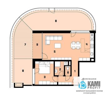 Novostavba v Ružinove - Mlynské Luhy 2 izbový byt s terasou - 4