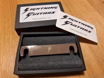 Nickel Plated Aluminium Tail Piece - Strunník - 4