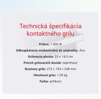 Kompaktný gril Tefal Inicio - 4