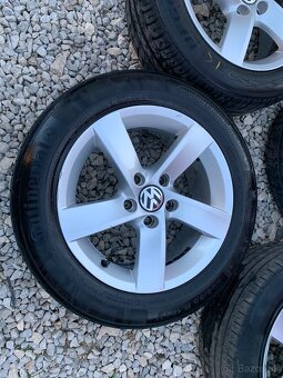 Predám elektrony VW 5x112 R16 + pneu 205/55 R16 - 4