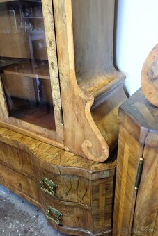 Biedermeier vitrína sklenník - 4