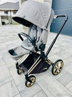 Cybex Priam 2018 – podvozok Jeremy Scott + športová časť, za - 4