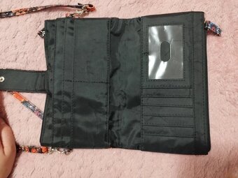 Kabelka/peňaženka s kvetinovým vzorom - 4