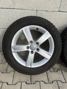 Original Audi 5x112 R16 + Matador Zimné Pneu 205/55 R16 - 4