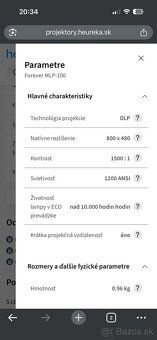 Predám projektor forever mpl100 - 4