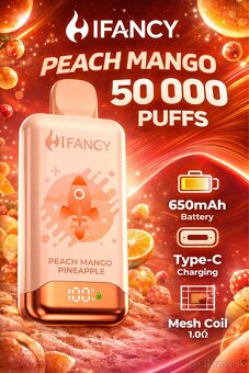 HIFANCY jednorazová vape - 4