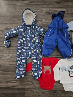Zimné oblečenie pre chlapčeka 74 - 4