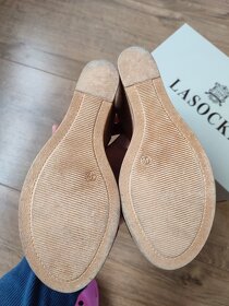 Korkové kožené sandále Lasocki v.40 - 4