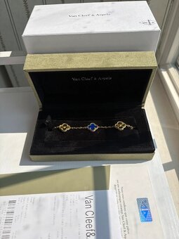 GMT masterVan Cleef Bracelet Blue and Gold - 4