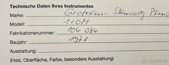 Grotrian-Steinweg klavír - 4
