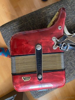 Heligonka Hohner Club lllM Deluxe CF 3hlas + Remene + Kufor - 4