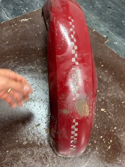 Predám zachovalý predný blatník 18” JAWA 350/634 ČZ 350/472 - 4