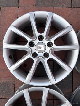 Originálne hliníkové disky Seat R16, 5x112 - 4