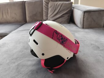 Lyžiarska prilba Bolle s okuliarmi. Nová - 4