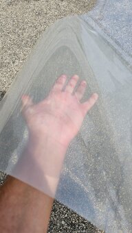 Priehľadná číra transparentná fólia - pevná - 4