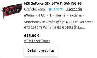 GTX 1070ti 8gb - Grafická karta - 4
