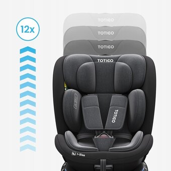 Nová autosedačka 40-150cm, OTOČNÁ s Isofixom - 4