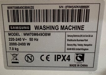 Samsung Smart práčka Quick Drive 7kg - 4