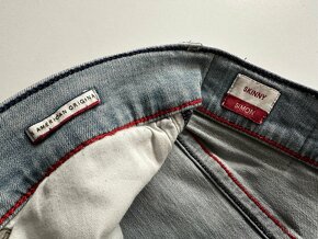 Pánske džínsy- skinny Tommy HILFIGER - veľkosť 32/34 - 4