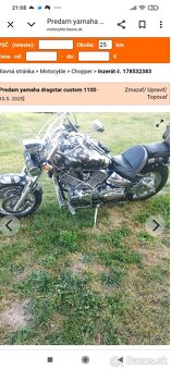 Predam Yamaha dradstar 1100 custom - 4