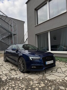 Audi A5 sportback 3.0 TDI quattro sline modra perleť - 4