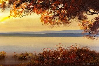 Neziderské jazero, sign.Leon, 1130 × 460 mm - 4