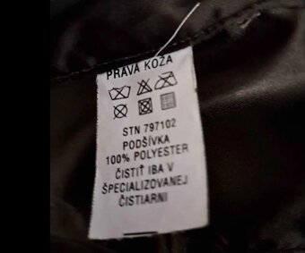 PÁNSKY KOŽÁK Z PRAVEJ KOŽE VEĽKOSŤ 56 - 4