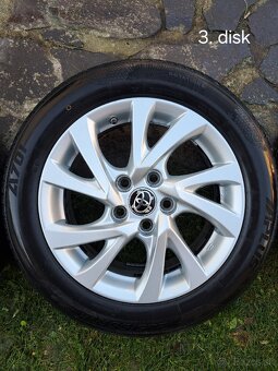 Predám disky Toyota R16 – 5x114,3 + TPMS - 4