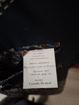 Tmavomodrý oblek - 4