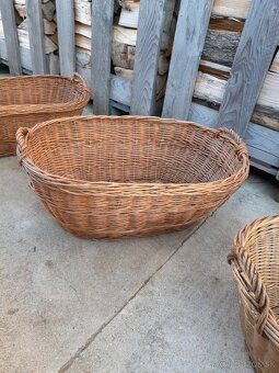 Predám veľké prútené koše - 4