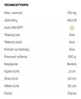 Predám Sencor osobnú váhu - 4