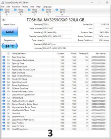 HDD SATA 3,5" , 2,5" 1TB , 320GB - 4