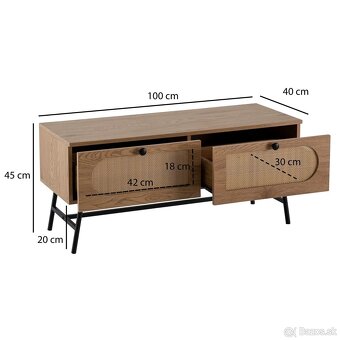 Komoda poď TV / konferenčný stolík - 4