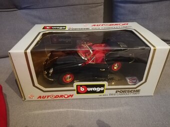1:18 Porsche 356B Cabriolet 1961 cierna, krabica - 4
