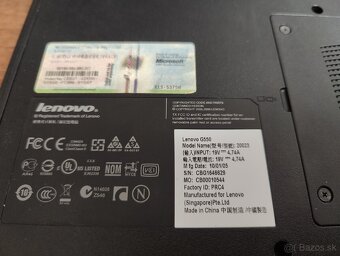 Notebook Lenovo G550 - 35EUR - 4