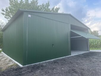 Plechová garáž 6x5 m - 4