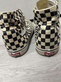 Originálne Vans 44 | Biele v károvanom vzore | Štýlové a zac - 4