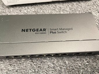 Switch netgear GS110 EMX 8x1Gb + 2x 10Gb - managed - 4