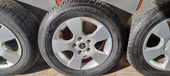 Predám originálne hliníkové disky Skoda 5x112 r15 195/65 - 4